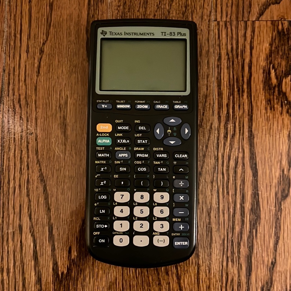 TI-83 plus calculator